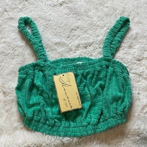 NWT Vintage Havana Terry Cropped Tank - SIZE: S